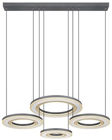 Lustră LED dimabilă pe cablu Globo 67191-80 BLASIUS LED/80W/230V + telecomandă