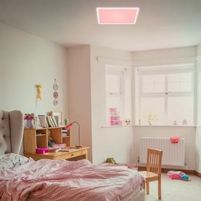 Plafonieră LED RGBW dimabilă Briloner 7090-416 SLIM LED/15W/230V + telecomandă