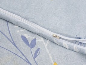 Lenjerie de pat din microfibră albastră SELAMO