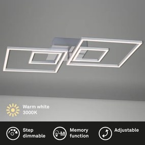 Plafonieră LED dimabilă FRAMES LED/40W/230V Briloner