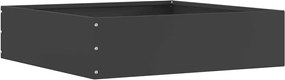 vidaXL Margine pentru gazon Negru 50 x 50 x 13 cm Oțel