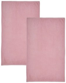 Prosoape roz 2 buc. din bumbac cu uscare rapidă/din frotir 90x140 cm Quick Dry – Catherine Lansfield