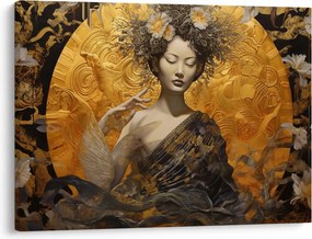 Tablou - Doamnă japoneză (70x50 cm)