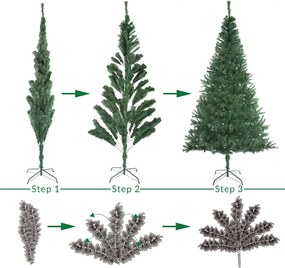 Deuba Brad artificial 240cm + suport - verde