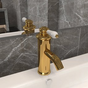 Robinet chiuveta de baie, auriu, 130x180 mm Auriu