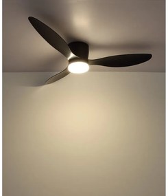 Lustra LED cu ventilator si telecomanda ARMANDO negru 03666S GL