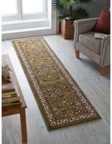 Covor tip traversă verde 66x300 cm Sherborne – Flair Rugs