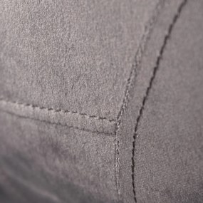 Set de 4 scaune industrial retro Amsterdam, catifea gri inchis A-39920 VC