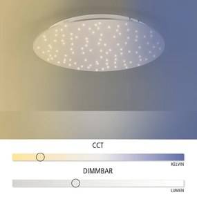 Leuchten Direkt 14673-55 - LED Lampă dimmabilă SPARKLE LED/18W/230V + Telecomandă