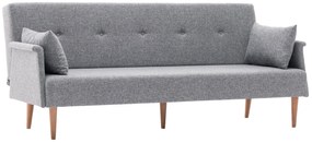 Canapea extensibilă cu 3 locuri Navan Sofa Bed-Grey Gri