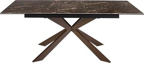 Masa extensibila deosebita design LUX Porcelain Marble 160-200cm