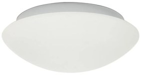 Plafonieră albă cu abajur din sticlă ø 28 cm Nina – Candellux Lighting