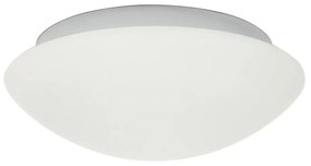 Plafonieră albă cu abajur din sticlă ø 40 cm Nina – Candellux Lighting