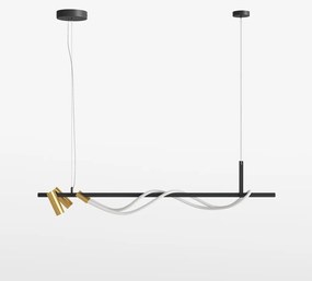 Lustra LED cu 2 spoturi design modern Tau