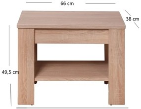 Măsuță cafea Gwenn 70 (Stejar sonoma). 1052942