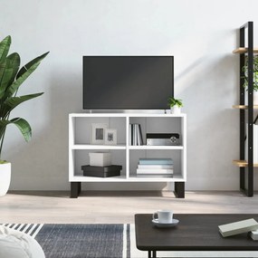 826972 vidaXL Comodă TV, alb, 69,5x30x50 cm, lemn compozit