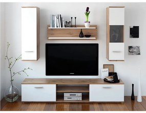 Mobila Living WAW NEW Stejar Wotan/Alb