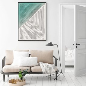 Poster - Abstracție pictată (A4)