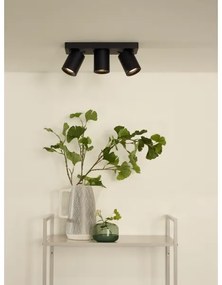 Spot LED dimabil NIGEL 3xGU10/5W/230V negru Lucide 09929/15/30