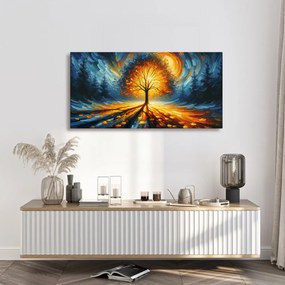 Tablou cu arborele vieții în lumină magică