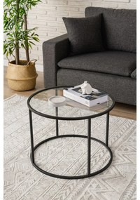 Măsuță de cafea Berlin Black, 60 cm