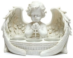 Suport pentru lumanari Ingeras - Rugaciune 21 cm