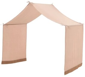 Draperie pentru copii maro deschis pentru pat din bumbac 86x414 cm Forrest – Vipack