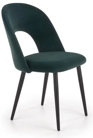 Scaun de sufragerie Hout (verde închis). 1008216
