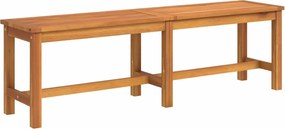 vidaXL Bancă de grădină, 150x35x45 cm, lemn masiv de acacia