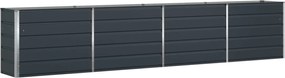 vidaXL Jardinieră Antracit 480 x 50 x 45 cm Oțel Galvanizat