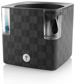 Ghiveci cu sistem de auto-udare Lover Cobble, 14 x 14 cm, gri antracit