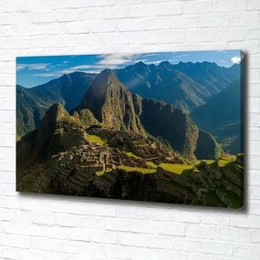 Tablouri tipărite pe pânză Ruinele de la machu picchu