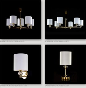 Candelabru LUX 6 brate design modern DIAMOND 02-CH