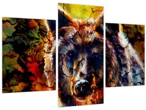 Tablou - Urs,pictură (90x60 cm)