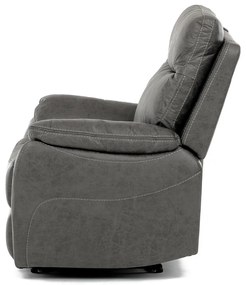 Fotoliu reclinabil 4092 GREY3, vintage, gri