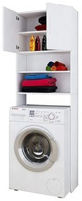 Dulap practic Nati - dulap alb pentru mașină de spălat