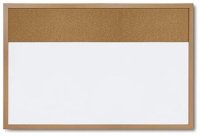 Tablă Combi Board / plută 60 × 90 cm, albă