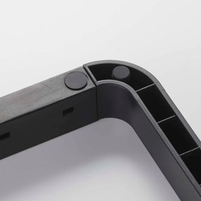 Suport reglabil pentru oale și capace YAMAZAKI Tower, negru