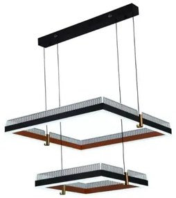 Lustră LED dimabilă pe cablu LED/50W/230V 3000-6500K + telecomandă