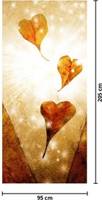 Fototapet pentru ușă - Pictură mâini (95x205cm)