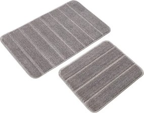 Covorașe de baie gri 2 buc. 50x80 cm Yeni Cizgli – Foutastic