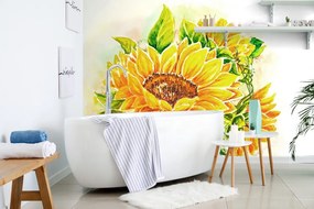 Tapet floarea soarelui frumoasă