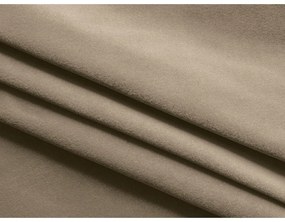 Canapea maro deschis extensibilă/cu spațiu de depozitare cu tapițerie din catifea 225 cm Hula – Makamii