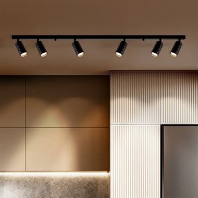 Brilagi - Spot LED RGBW reglabil SELE DIAMANT 6xGU10/6,5W/230V Wi-Fi negru