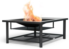Merano Avanzato L șemineu 3 în 1 cu funcție grill, poate fi folosit ca masă 122 x 87 cm