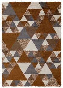 Covor Flair Rugs Nuru, 80 x 150 cm, portocaliu - gri