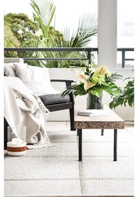 Covor pentru exterior și interior crem 70x100 cm Ada Fossil – Pappelina