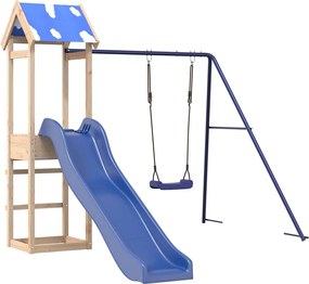 vidaXL Set de joacă pentru exterior, lemn masiv de pin