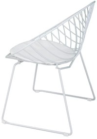 Set 2 fotolii de grădină Bonami Selection Coco, alb