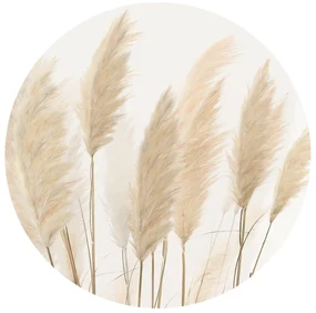 Tapet foto circular Pampas 125 x 125 cm, 2 părți